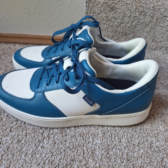Kizik Oslo Lyons Blue Mens Lace Up Sneakers Size 9 - Picture 3 of 8